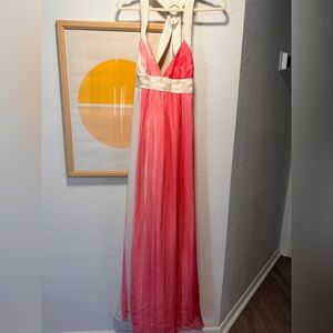 Rare Tibi silk maxi princess dress